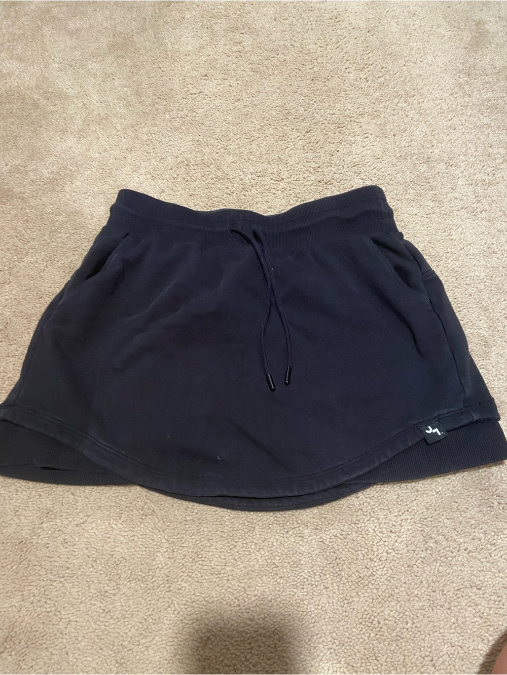 JoyLab Black Mini Drawstring Skirt